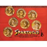 *Spartacus, directed by Stanley Kubrick, 1960, UK quad poster in folded condition, a few light marks