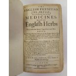 Culpeper (Nicholas). The English Physitian Enlarged; with Three Hundred, Sixty and Nine Medicines,