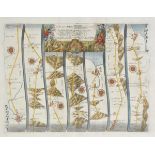 Ogilby (John). The Roads from York to Whitby and Scarborough in Yorkshire, [1698], hand coloured