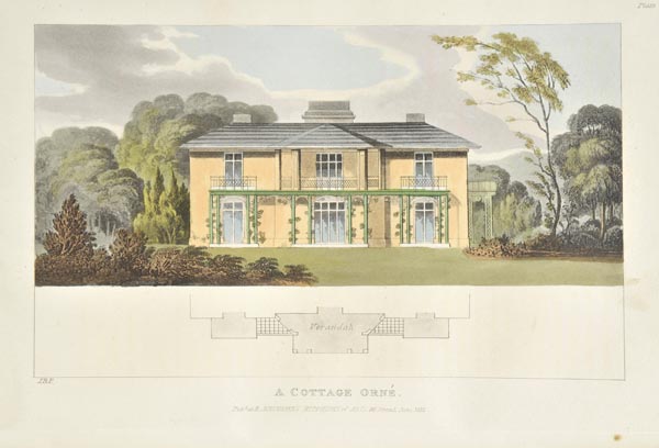 Papworth (John Buonarotti). Rural Residences, Consisting of a Series of Designs for Cottages,