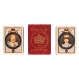*Goodall (Charles & Son, publisher). Coronation Playing Cards, 1902, double deck of playing cards,
