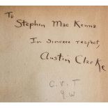Clarke (Austin). The Vengeance of Fionn, 1st edition, Dublin & London, 1917, signed presentation