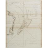 China. A collection of thirteen uncoloured engraved sea charts, 1796 - 1798, sea charts, engraved by