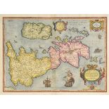 British Isles. Ortelius (Abraham), Britannicarum Insularum Typus, [1603 or later], hand coloured