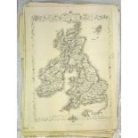 Rapkin (J.). A collection of approximately ninety-five engraved maps, circa 1870, uncoloured