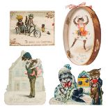 *Cat Greeting Cards. A collection of approximately 180 Victorian/Edwardian and later greeting cards,