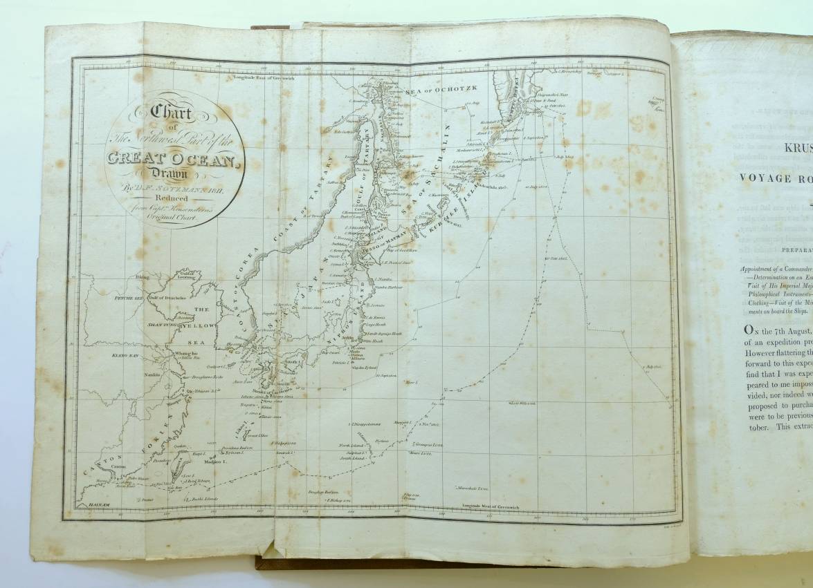 Krusenstern (Adam J. von). Voyage Round the World, in the Years 1803, 1804, 1805, & 1806, by the - Image 4 of 7