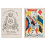 *Bancks Brothers. A standard English deck of playing cards, circa 1863, fifty-two wood engraved