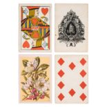 *Willis (& Co., printer). A deck of standard English playing card, circa 1875, fifty-two cards,