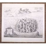 St. Helena. Van der Aa (Pieter), Isle St. Helene, published Leiden, circa 1715, uncoloured