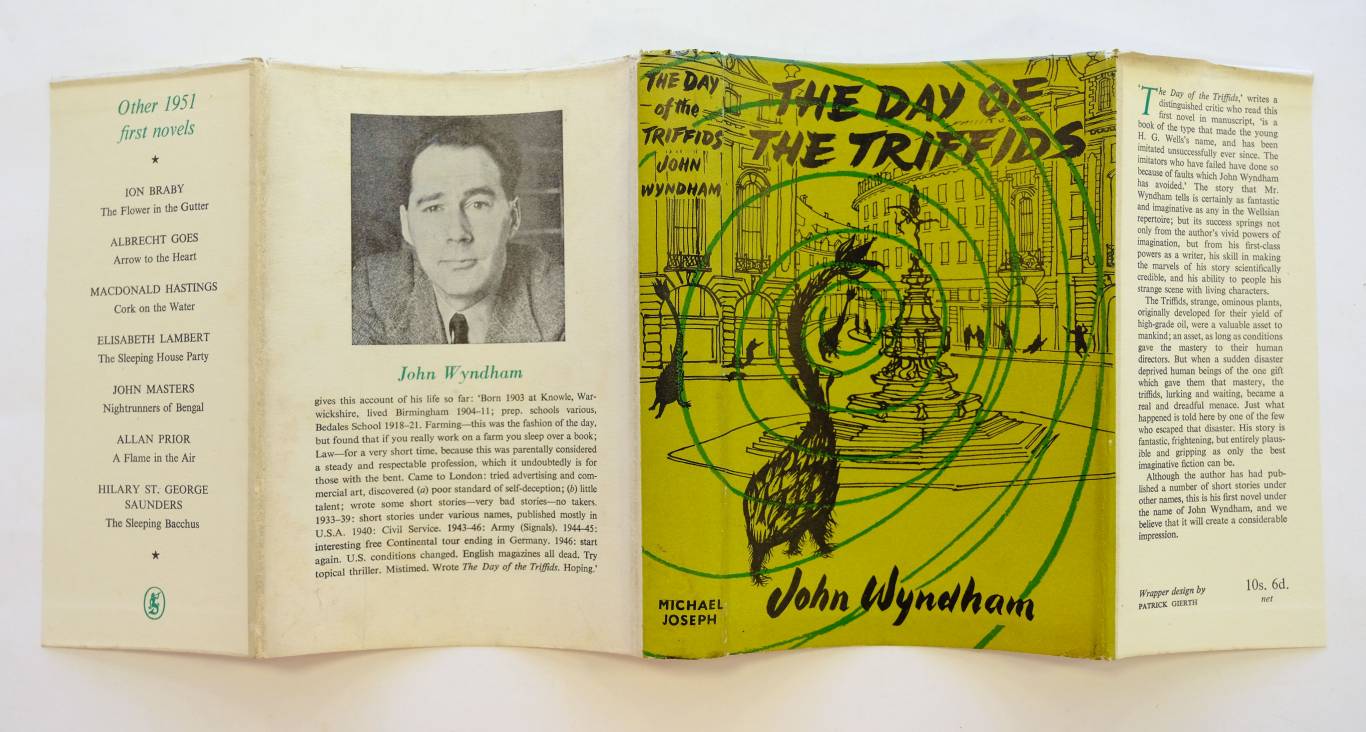 Wyndham (John). The Day of the Triffids, 1st edition, 1951, original cloth (some light mottled