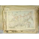 Maps. A mixed collection of approximately 220 maps, mostly 19th century, engraved and lithographic