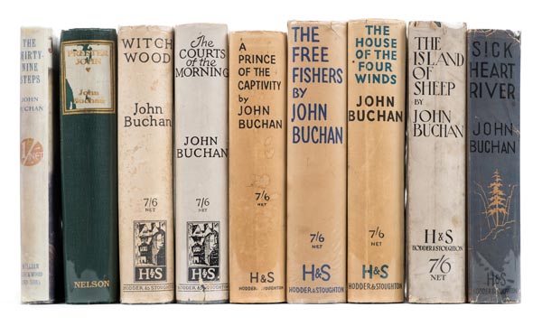 Buchan (John). The Thirty-Nine Steps, 1st edition, 1915, some mainly marginal toning, presentation