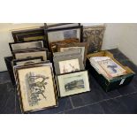 *Prints & engravings. A mixed collection of approximately 350 prints and engravings, 18th - 20th