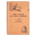 Milne (Alan Alexander). The House at Pooh Corner, 1st edition, 1928, illustrations by E.H.
