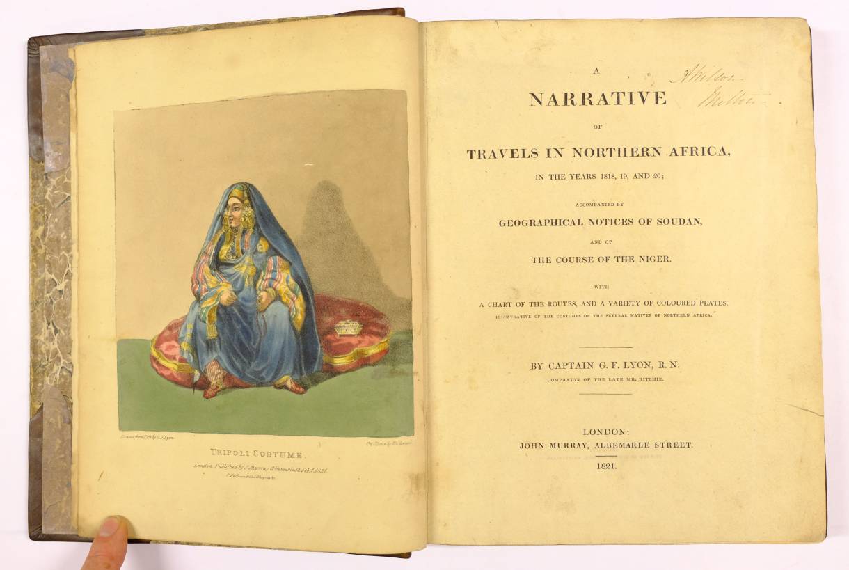 Lyon (Captain G.F.). A Narrative of Travels in Northern Africa, in the Years 1818, 19, and 20; - Image 4 of 7