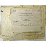 *Indentures. A quantity of manuscript indentures concerning property transactions, including leases,