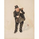 *Clarke (Joseph Clayton, 1856-1937). A collection of original illustrations of Dickens characters,