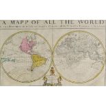 *World. Berry (William), A Mapp of all the World in two Hemispheres in which are exactly described