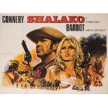 *Shalako, directed by Edward Dmytryk, 1968, starring Sean Connery and Brigitte Bardot, artwork by