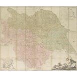 Yorkshire. Tuke (John), Map of the County of York, MDCCLXXXVII, 2nd edition, published 1794, large