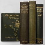 Jackson (Nicholas Lane). Association Football, 1st edition, George Newnes, 1899, xii + 412 pages,