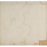 *Rossetti (Dante Gabriel and others). 'Shadows on the Wall', 1862, pencil studies in profile on