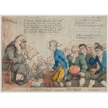 *Rowlandson (Thomas, 1756-1827). A Lamentable case of a Jury-man, published Thomas Tegg, [1815],