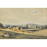 *Francia (Francois Louis Thomas Francia, 1772-1839). Rural landscape, watercolour on paper,