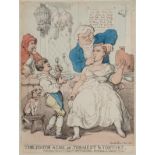 *Rowlandson (Thomas, 1756-1827). The Tooth-ache or, Torment & Torture, published John Fairburn,