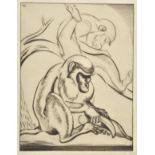 *Webb (Clifford Cyril, 1895-1972). Meal Time, etching on pale cream wove paper, signed, titled and