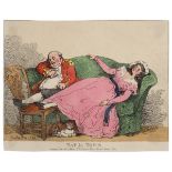 *Rowlandson (Thomas, 1756-1827). Nap in the Country [and] Nap in Town, published Samuel Alken,