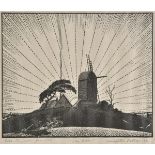 *Pellew (Claughton, 1890-1966). 'The Mill', 1931, woodcut, signed, dated, titled and numbered 6/