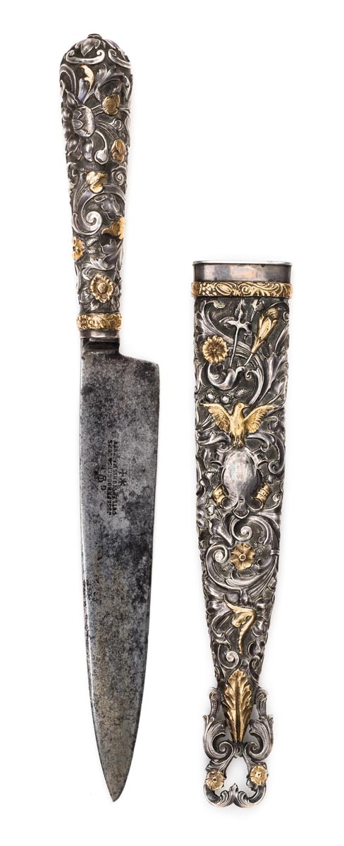 *Knife. A fine 19th century gaucho knife, the 16.5cm steel blade stamped 'Joseph Rogers & Sons - Image 2 of 2