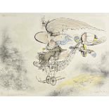 *Searle (Ronald, 1920-2011). Those magnificent cats in their flying machines, 1981, colour