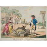 *Kingsbury (Henry, active 1770-1800). The Farm Yard, published S. W. Fores, 1786, So! So! The Race