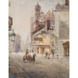 *Herdman (William Gawin, 1805-1882). Canning Place, Liverpool, 1857, watercolour on paper, signed