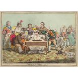 *Gillray (James, 1757-1815). Playing in parts, published H. Humphrey, 1801, Ars-musica, published H.