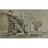 *Muller (James William, 1812-1845). A study of the Propylaea on the Athenian Acropolis from the
