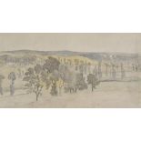 *Richmond (George, 1809-1896). Landscape Studies, two watercolours with pencil on paper, unsigned,