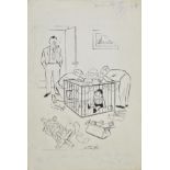 *Starke (Leslie, 1905-1974). A large collection of approximately 650 original cartoons, circa