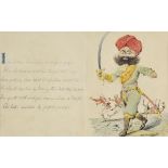 *After Thomas Seccombe (active 1865-1885). A series of 10 pen and ink and watercolour