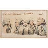 *Wigstead (Henry, circa 1745-1800 ). Four heads. "Do you think so?. I fear it is so, I don't half