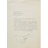 *Artist Autographs. An assorted collection of letters, 19th/20th century, mostly autograph letters