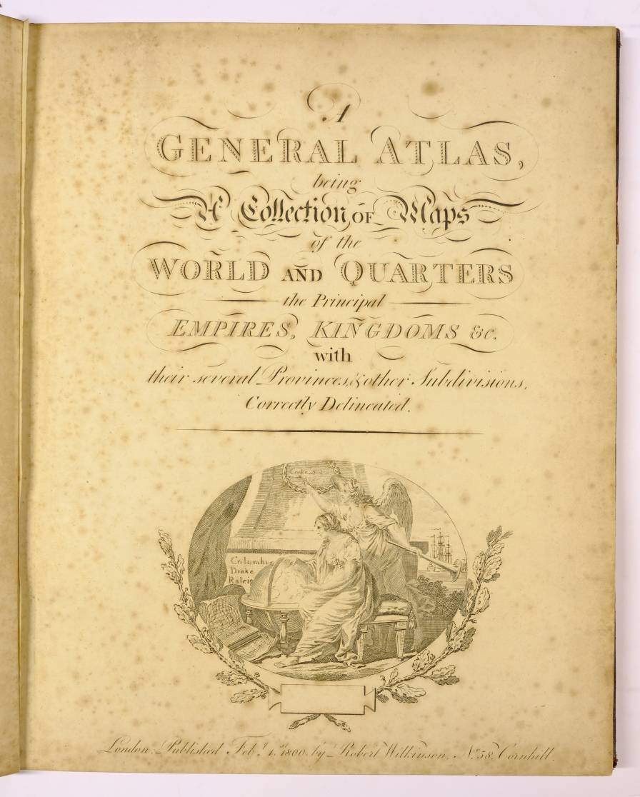 Wilkinson (Robert). A General Atlas being a collection of maps of the world and quarters, the - Image 6 of 9