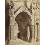 *Bisson (Louis-Auguste & Auguste-Rosalie). A group of 3 architectural photographs, circa 1860, all