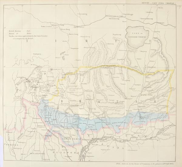 Bhutan. East India (Bootan). Papers Relating to Bootan, presented to Parliament by Her Majesty's