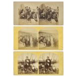 *Stereoviews - The Great Eastern. A group of 6 stereoviews of officers, contractors and crew onboard