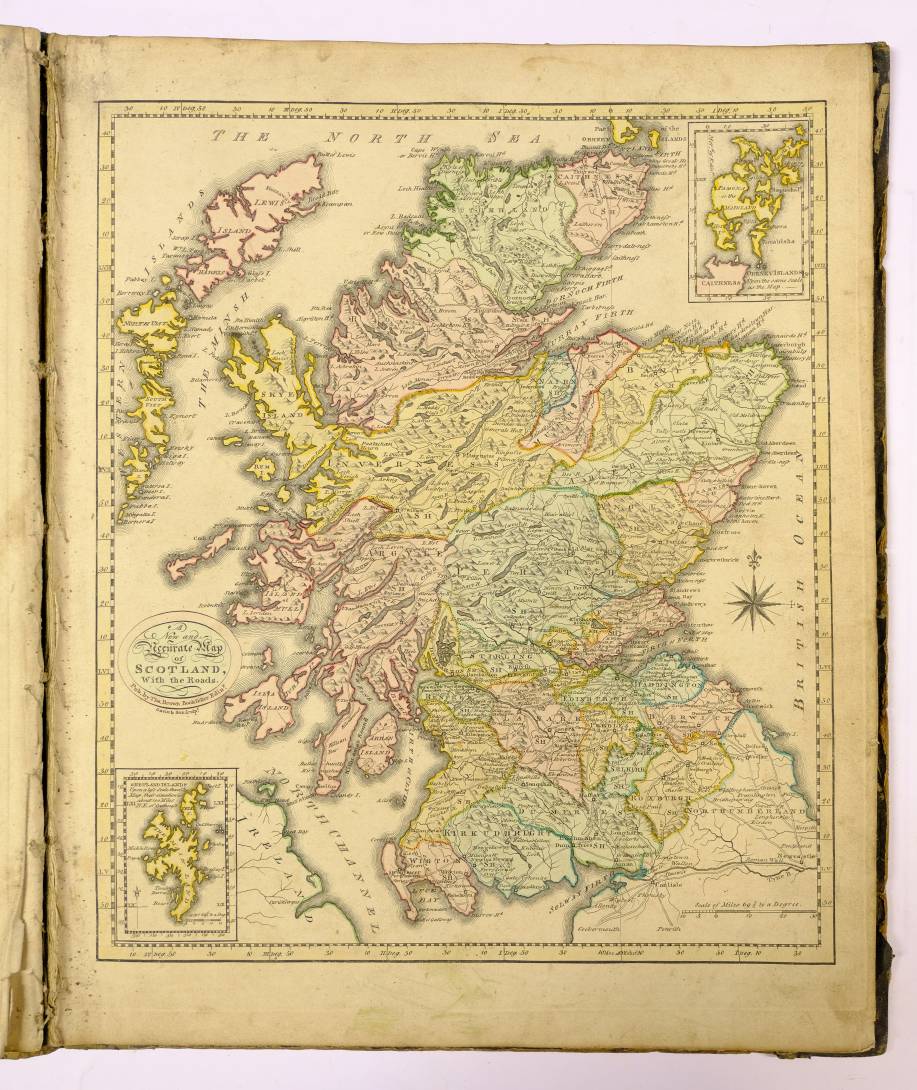 Brown (Thomas publisher). A general atlas, being a collection of maps of the world & quarters, the - Image 8 of 14