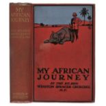 Churchill (Winston Spencer). My African Journey, 1st edition, Hodder & Stoughton, 1908, half-